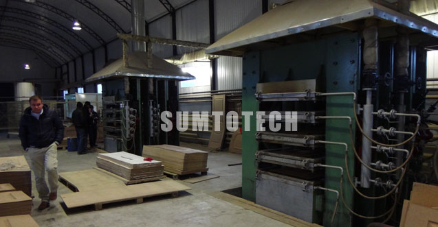 moulded door skin hot press machine